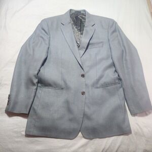 Ralph Lauren Men's Suit Dillard's Single Vent Color Taupe Blue/Gray Size 44L